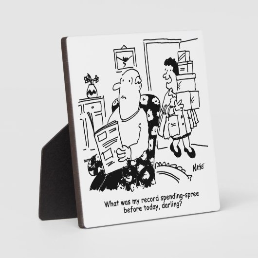 Einkaufsreise. Ausgaben. Überausgaben in den Gesch Fotoplatte (Vorderseite)