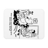 Einkaufsreise. Ausgaben. Überausgaben in den Gesch Magnet (Horizontal)