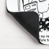 Einkaufsreise. Ausgaben. Überausgaben in den Gesch Mousepad (Ecke)