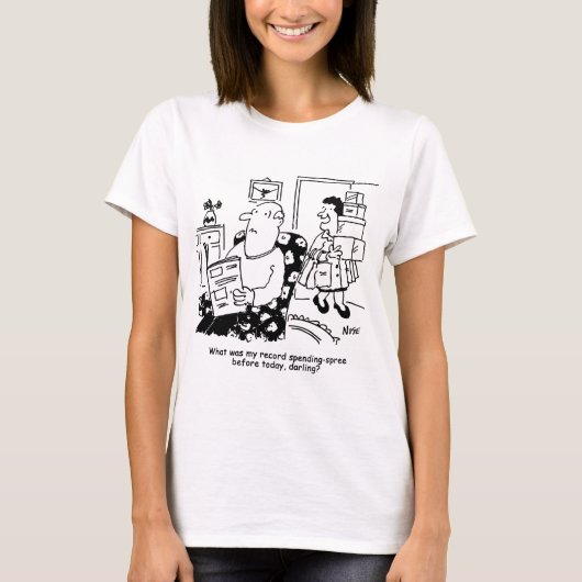 Einkaufsreise. Ausgaben. Überausgaben in den Gesch T-Shirt (Vorderseite)