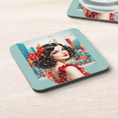 EINKAUFSREISE GETRÄNKEUNTERSETZER (Linke Seite)