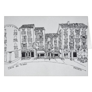 Einkaufsstraße Calle de Toledo, Madrid, Spanien