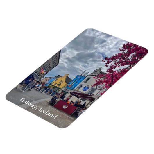 Einkaufsstraße in Galway, Irland Magnet (Linke Seite)