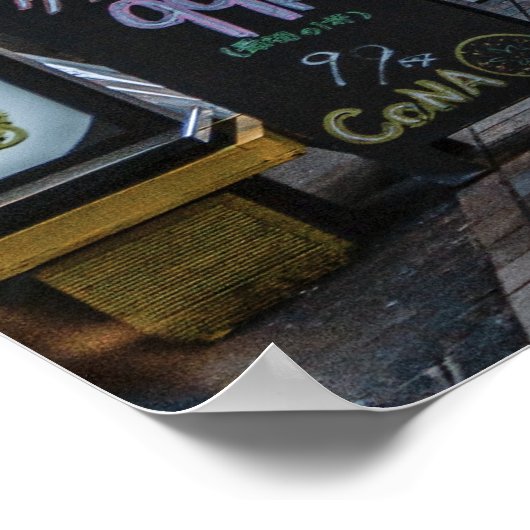 Einkaufsstraße in Tokyo Poster (2L) (Ecke)