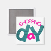 Einkaufstag Magnet (Vorderseite/Rückseite)
