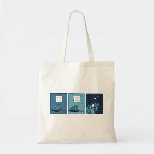 Einkaufstasche mit Frosch und Spider Comic (Vorne)