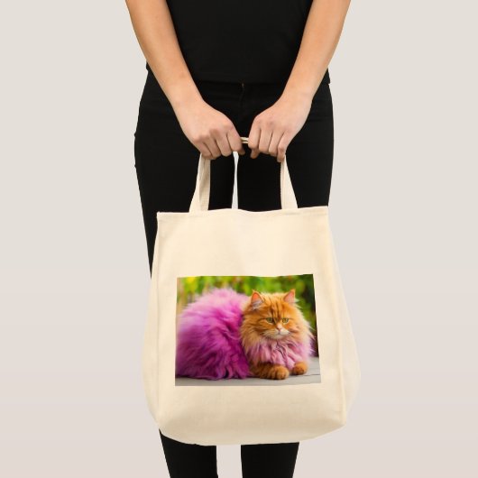 Einkaufstasche mit Katzenillustration (Vorderseite (Produkt))
