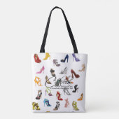 EinkaufsTaschen-Aschenputtel-Zitat beschuht Tasche (Rückseite)