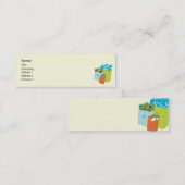 Einkaufstaschen - dünn mini visitenkarte (Vorne/Hinten)