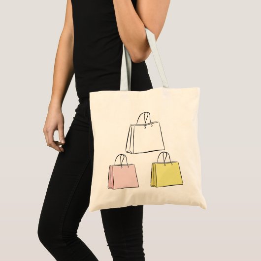 Einkaufstaschen Tote Tasche (Vorderseite (Produkt))