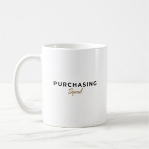 Einkaufsteam kaffeetasse