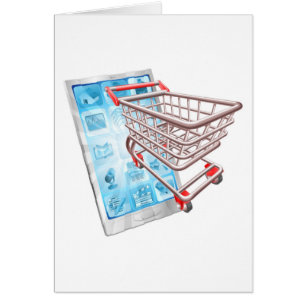 Einkaufstelefon-APP-Konzept