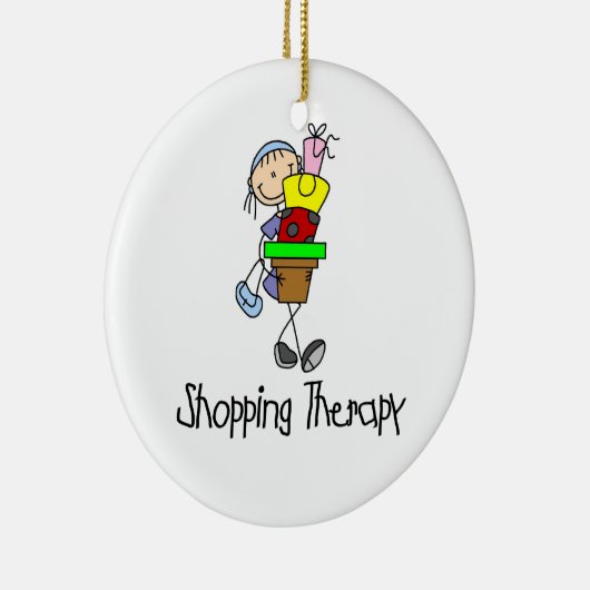 Einkaufstherapie Keramik Ornament (Rechts)