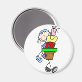 Einkaufsturm von Packages Magnet (Vorderseite/Rückseite)