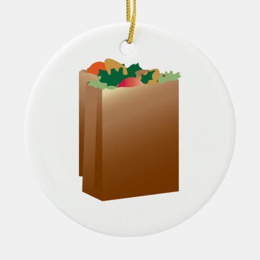 Einkaufstüte-Basis Keramikornament (Vorne)