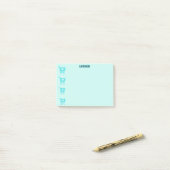 Einkaufswagen-Post-it-Notiz-Erinnerung Post-it Klebezettel (Auf Schreibtisch)
