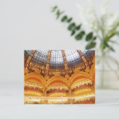 Einkaufszentrum in Paris Postkarte (Stehend Vorderseite)