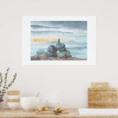 Einklang mit der Natur Poster (Küche)