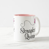 Einklebebuch-Königin-Geschenk Zweifarbige Tasse (VorderseiteRechts)