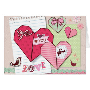 Einklebebuch mit Liebe-Elementen