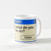 EINKOMMENDER PRAYER KAFFEETASSE (VorderseiteRechts)
