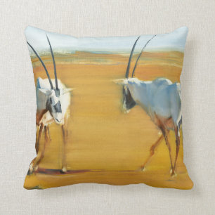 Einkreisender arabischer Oryx 2010 Kissen