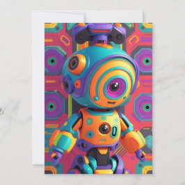 Einladen Party Card Kids Dinosaur Robot Unicorn Einladung