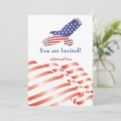 Einladen politischer Vorlage und Adler (Stehend Vorderseite)