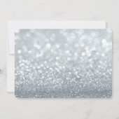 Einladend - Silver Lit Glitzer Fab Wedding Einladung (Rückseite)