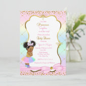 Einladende Baby-Dusche Einladung (Stehend Vorderseite)