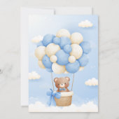 Einladende Babydusche Einladung (Rückseite)