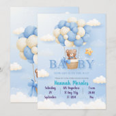 Einladende Babydusche Einladung (Vorne/Hinten)