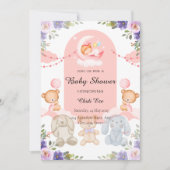 Einladende Babydusche Einladung (Vorderseite)