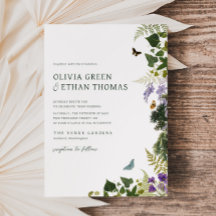 Einladende Einladung zur Waldhochzeit in Vintagem