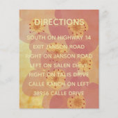 Einladende Eintrittskarte für Hochzeiten Asiatisch (Vorderseite)