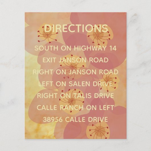 Einladende Eintrittskarte für Hochzeiten Asiatisch (Vorderseite)