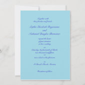 Einladende Frühjahrssonne Einladung (Rückseite)