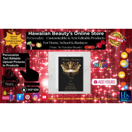 Einladende Goldkrone-Einladungskarte 4 Save The Date