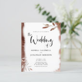 Einladende Hochzeitsfeier für alle Fälle (Stehend Vorderseite)