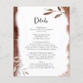 Einladende Hochzeitsfeier für alle Fälle (Rückseite)