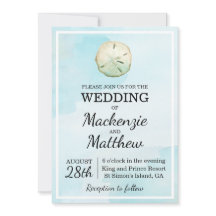 Einladende Hochzeitsfeier mit einfachem Sand Dolla