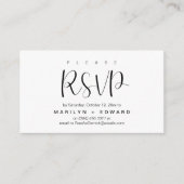 Einladende Hochzeitskarte für die UAWG Begleitkarte (Vorderseite)