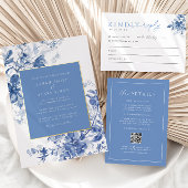 Einladende UAWG-Antwort-Karte für die Hochzeit mit RSVP Karte