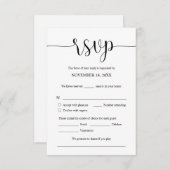 Einladende UAWG für Hochzeiten, Mahlzeiten Karte (Vorne/Hinten)