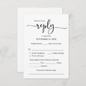 Einladende UAWG für Hochzeiten, Mahlzeiten Karte (Vorne/Hinten)