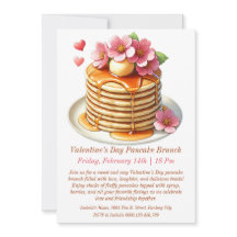 Einladende Valentinstag-Brunch-Party