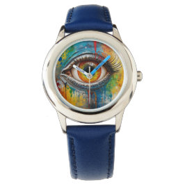 einladendes Auge Armbanduhr