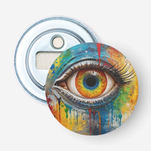 einladendes Auge Flaschenöffner (Vorderseite)