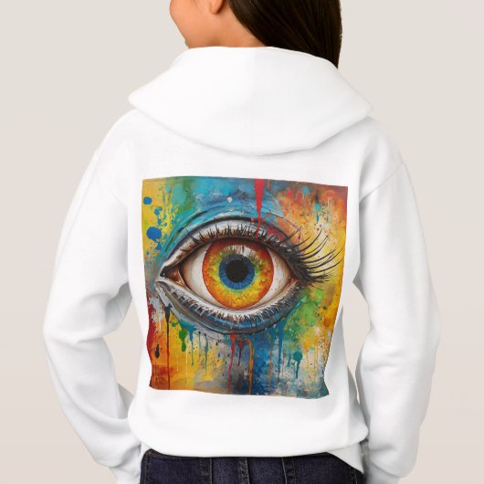 einladendes Auge Hoodie (Rückseite)