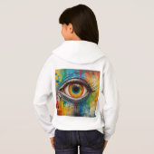 einladendes Auge Hoodie (Schwarz voll)